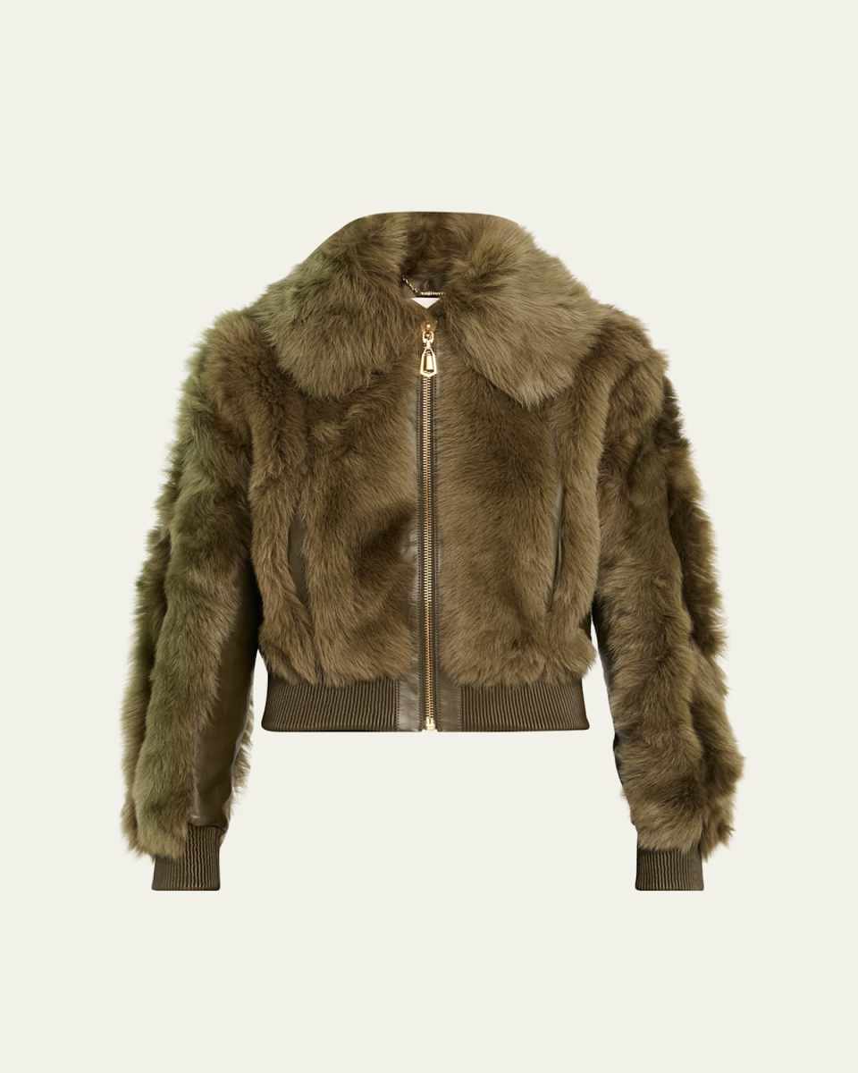 Hypnotic Shearling Bomber Jacket